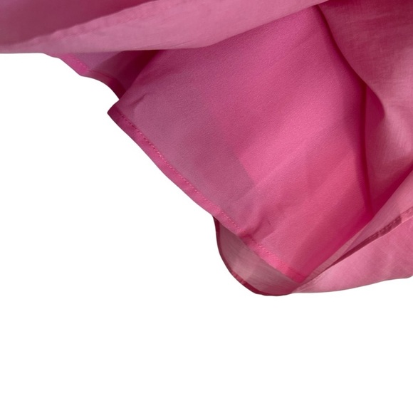 Endless Rose Womens Bow Accent Sleeveless Top Sz Medium Pink Lined Zip Closure - Picture 6 of 11